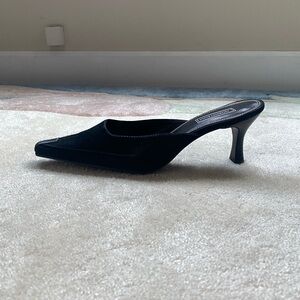 Vintage Suede Kitten Heels